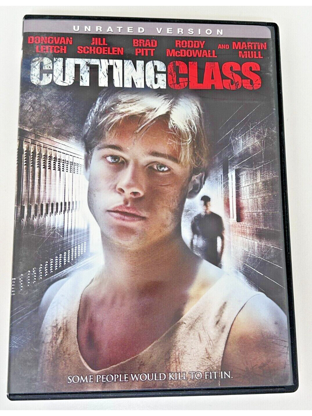 Cutting Class 1989 UNRATED VERSION Horror DVD Brad Pitt OOP Donovan Leitch